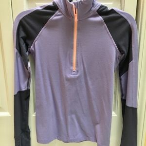 Ivivva Girls 3 Quarter Zip Purple Jacket Size 12